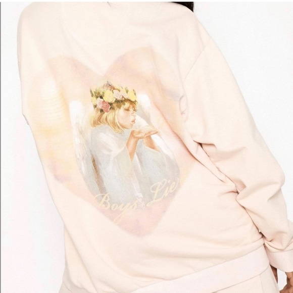 Boys Lie Boys Lie Goodbye V4 Crewneck and Sweat pants Light Pink - Picture 4 of 15